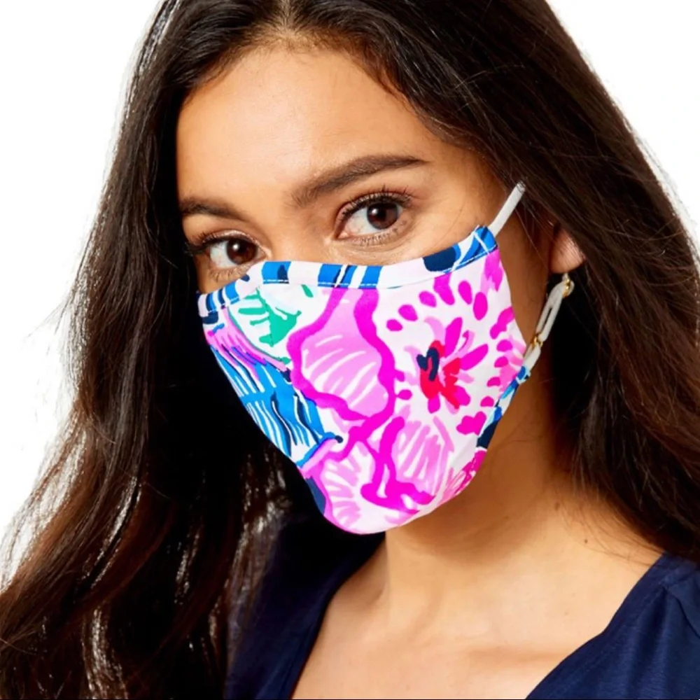 Lilly Pulitzer 3 pack Adult Face Masks
